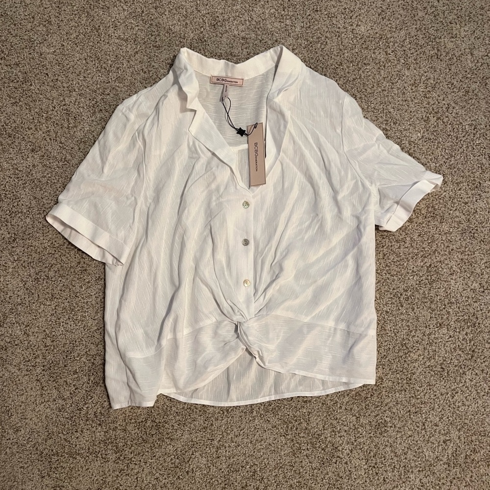 BCBGeneration white blouse brand new with tags